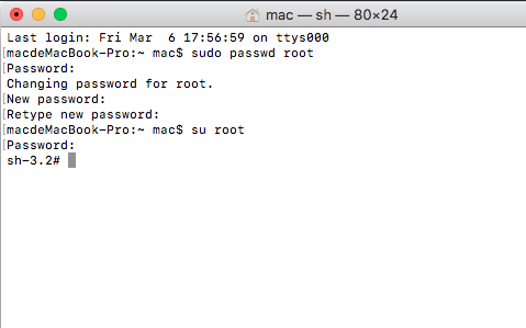 Mac OS系统获取root账户权限-快活技术